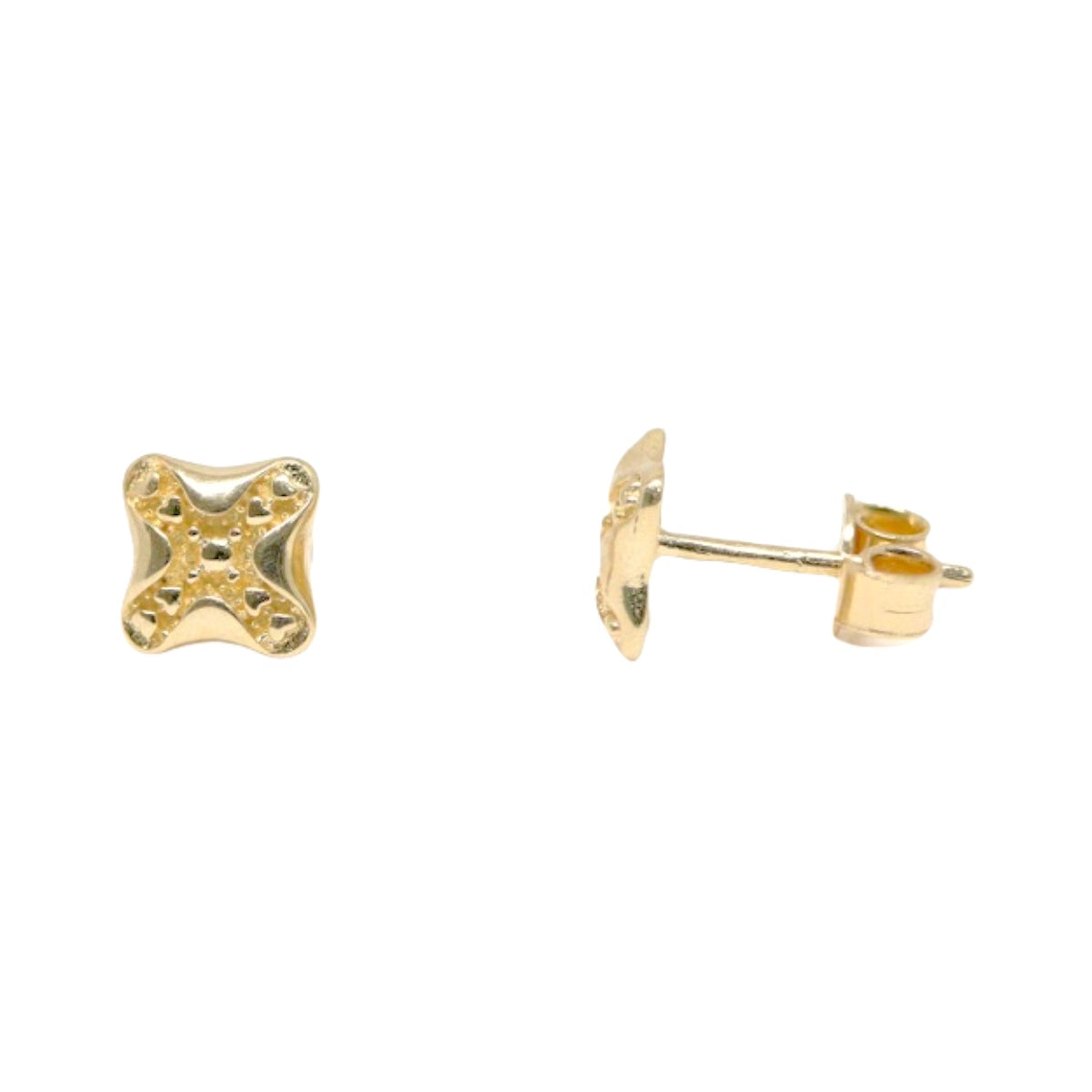 Cercei Aur 14K Inimi - Bijuteria Cleopatra