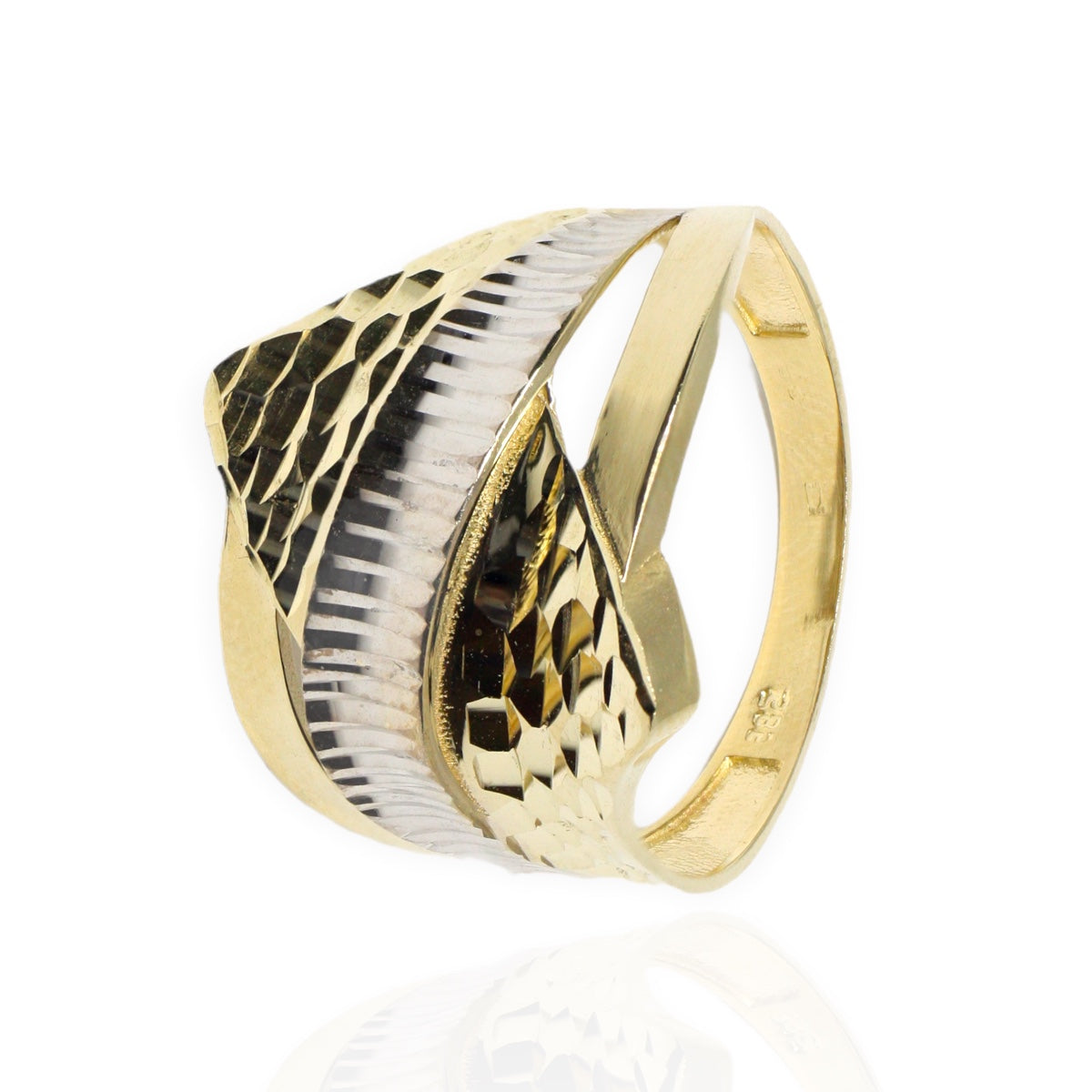Inel Aur 14K Cu Striatii - Bijuteria Cleopatra