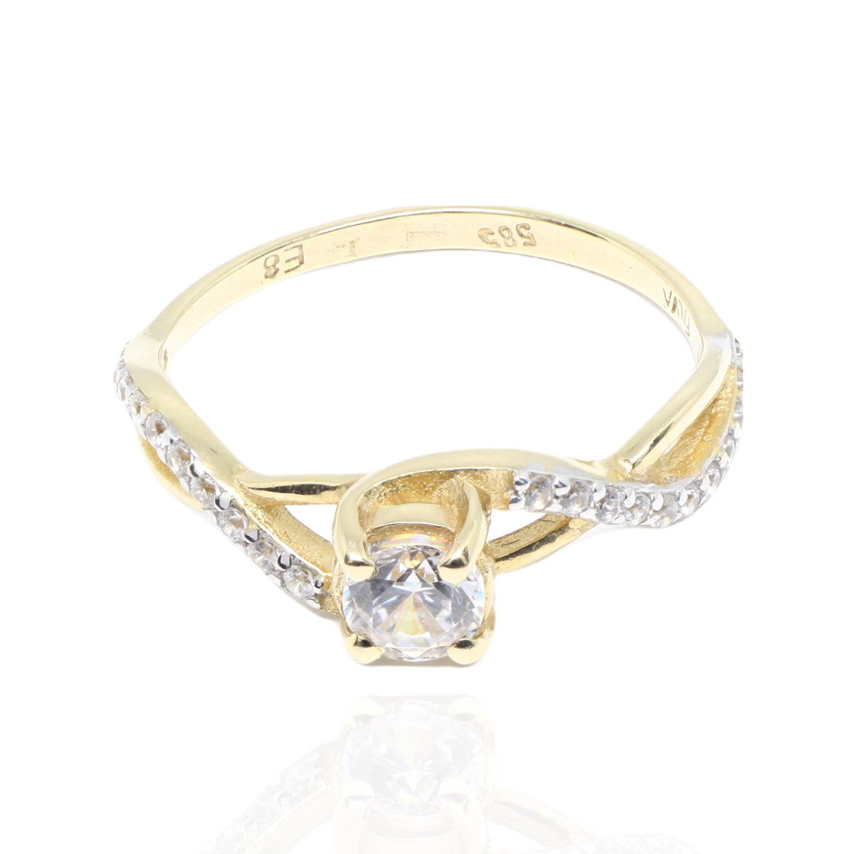 Inel Logodna Aur 14k - Bijuteria Cleopatra