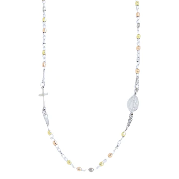 Lant Argint Rozariu in 3 Culori - Bijuteria Cleopatra