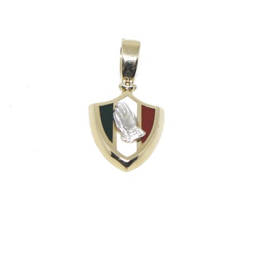 Pandantiv Aur 14k Trei Culori - Bijuteria Cleopatra