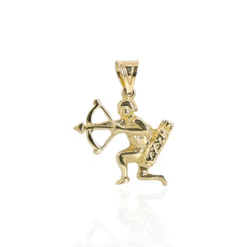 Pandantiv Aur 14K Zodie Sagetator - Bijuteria Cleopatra