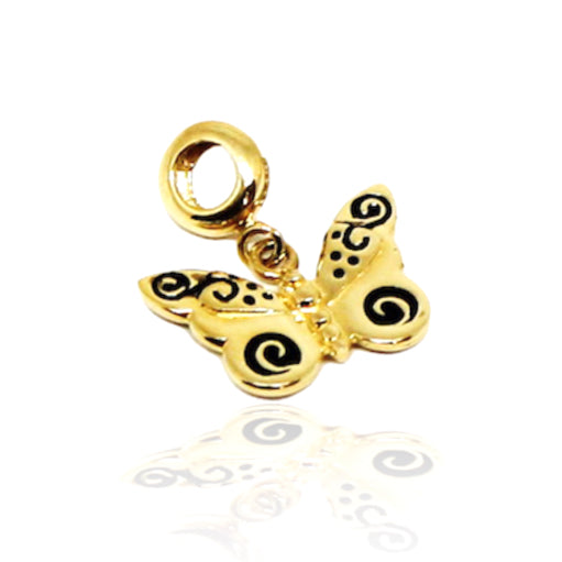 Pandantiv Aur 14k Charm Fluture - Bijuteria Cleopatra