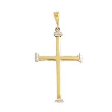 PANDANTIV AUR 14K CRUCE - Bijuteria Cleopatra