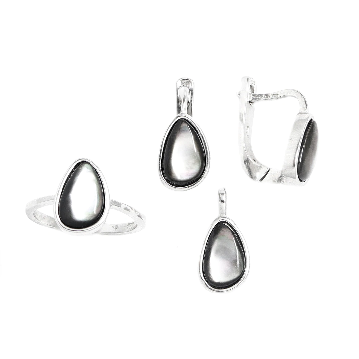 Set Argint Sidef Lacrima - Bijuteria Cleopatra