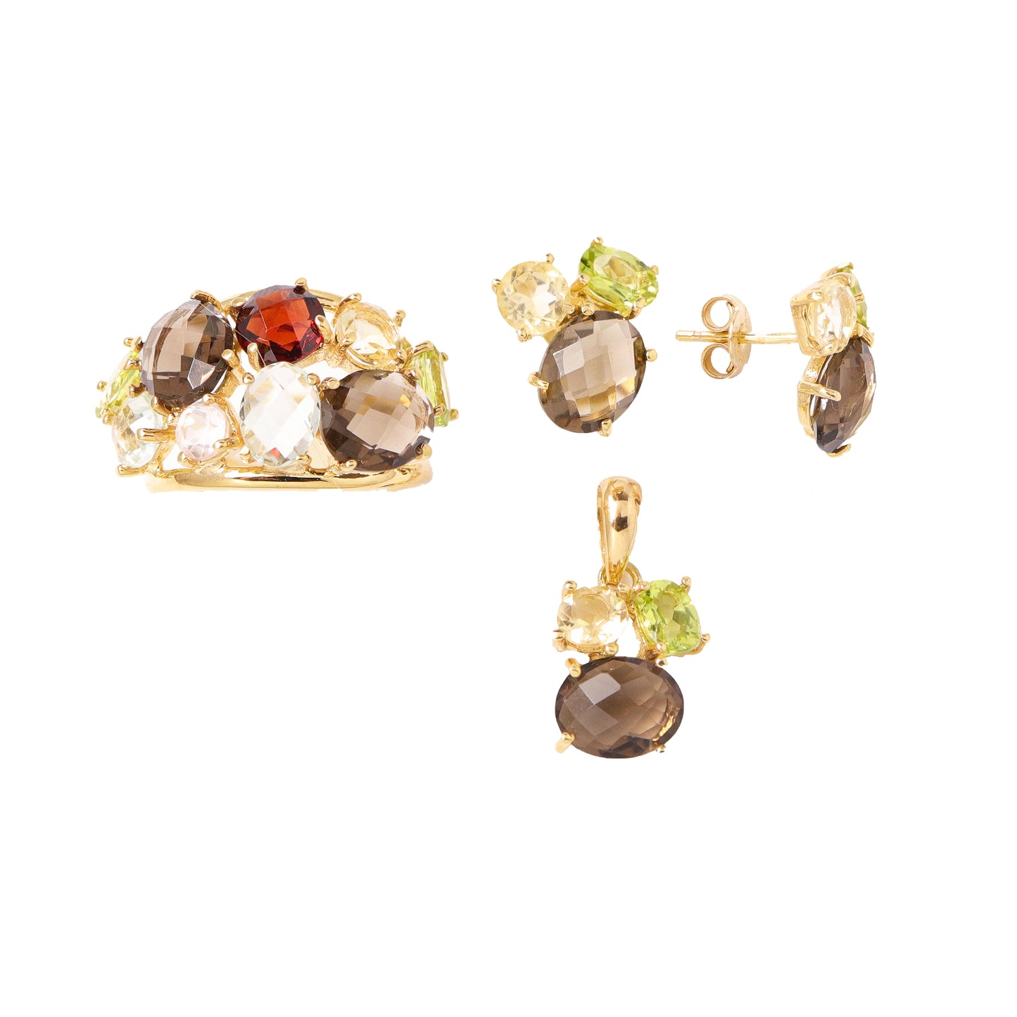 Set Aur 14k cu Pietre Semipretioase - Bijuteria Cleopatra