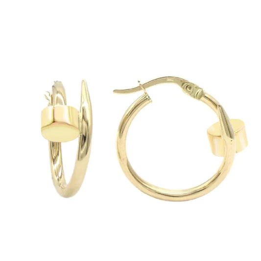 Cercei Aur 14k Tip Cui 1.6cm