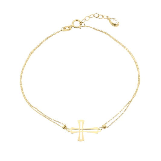 Bratara Aur 14k Cruce