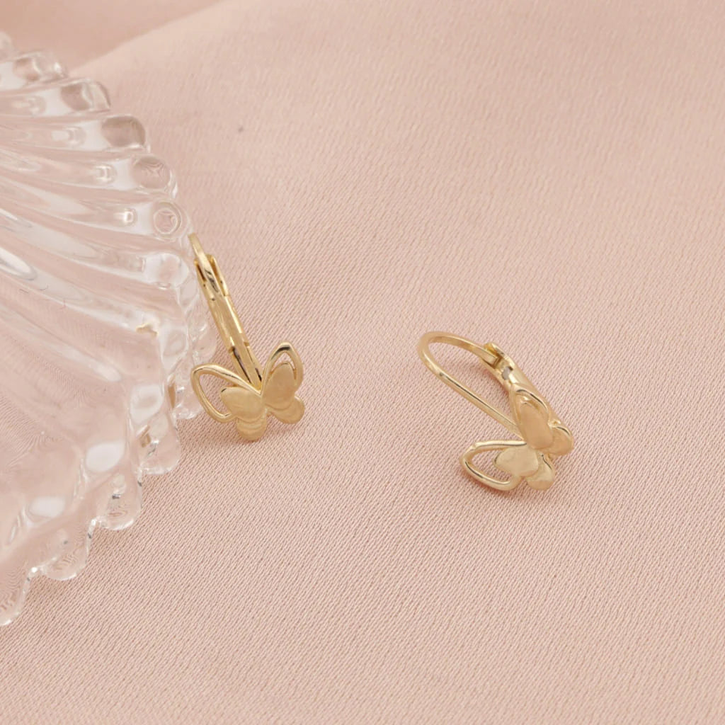 Cercei Copii Aur 14k Fluture