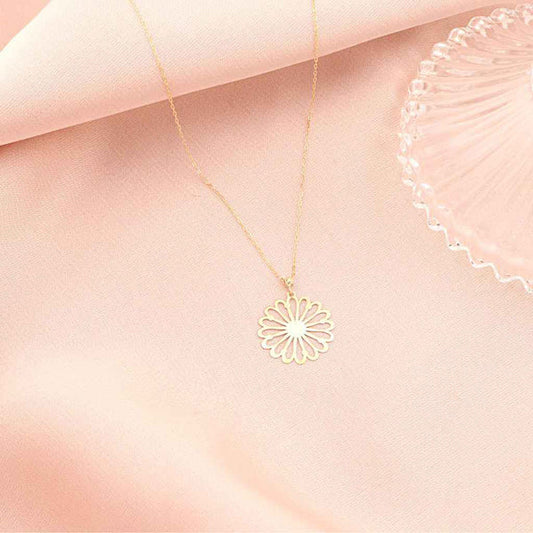 Lant Aur 14k Flower