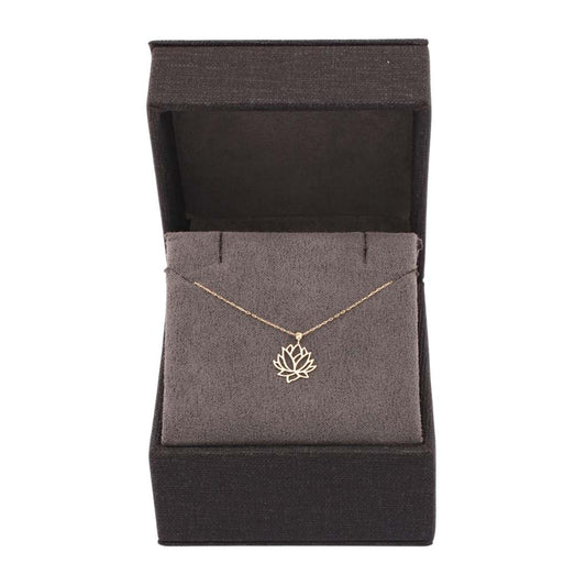 Lant Aur 14k Floare de Lotus