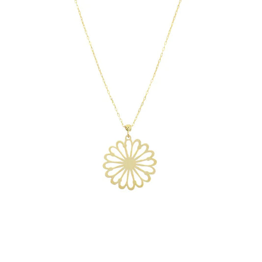 Lant Aur 14k Flower