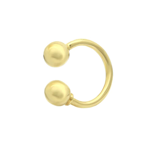 Cercel Tip Piercing Nas Aur 14k