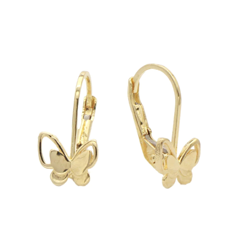 Cercei Copii Aur 14k Fluture