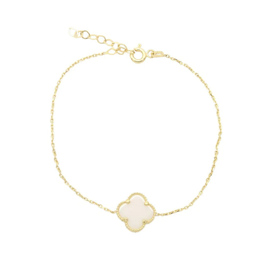 Bratara Aur 14k Floare cu Email 1cm