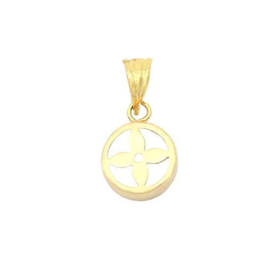 Pandantiv Aur 14k Mother of Pearl Flower