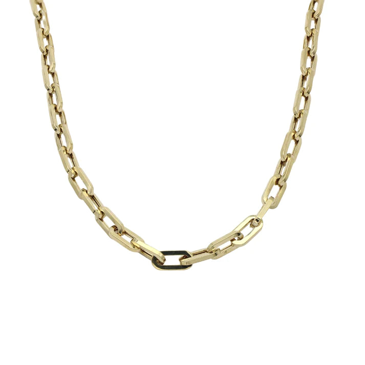 Lant Aur 14k cu Zale 17mm