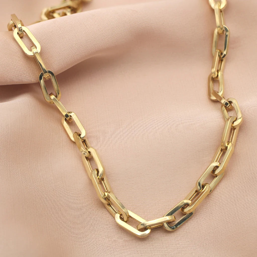 Lant Aur 14k cu Zale 17mm