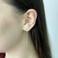 Cercei Fir Aur 14k Infinit cu Pietre Zirconia