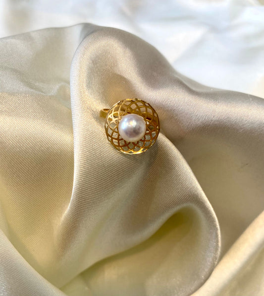 Inel Aur 14k cu Perla