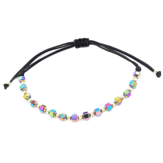 Bratara Bile Aur 14k si Hematit Multicolor - Bijuteria Cleopatra