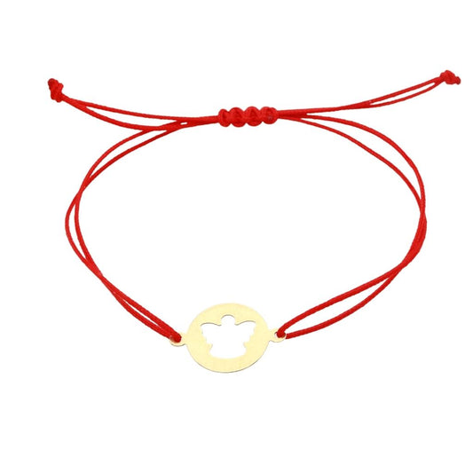 Bratara Aur 14k Snur Banut cu Ingeras
