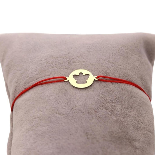 Bratara Aur 14k Snur Banut cu Ingeras