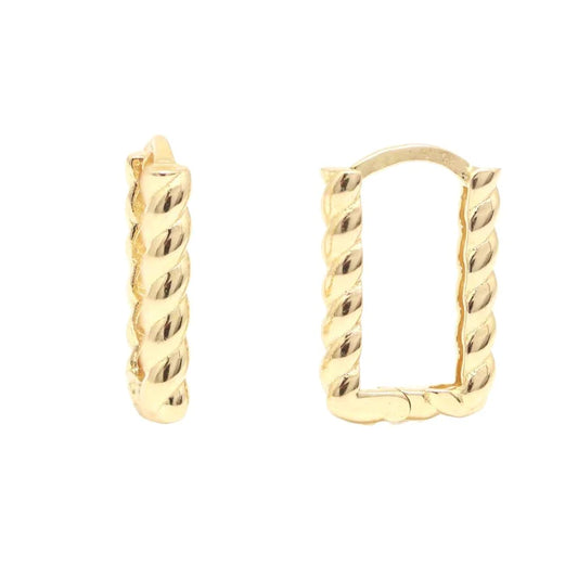 Cercei Aur 14k Spirala