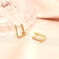 Cercei Aur 14k Geometrici cu Nituri