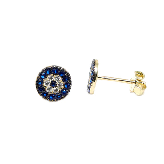 Cercei Aur 14k Evil Eye