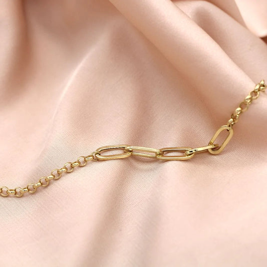 Bratara Aur 14k cu Zale Moderne