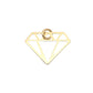 Pandantiv Aur 14k Forma Diamant