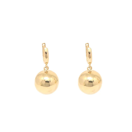 Cercei Aur 14k cu Bile 1.5cm