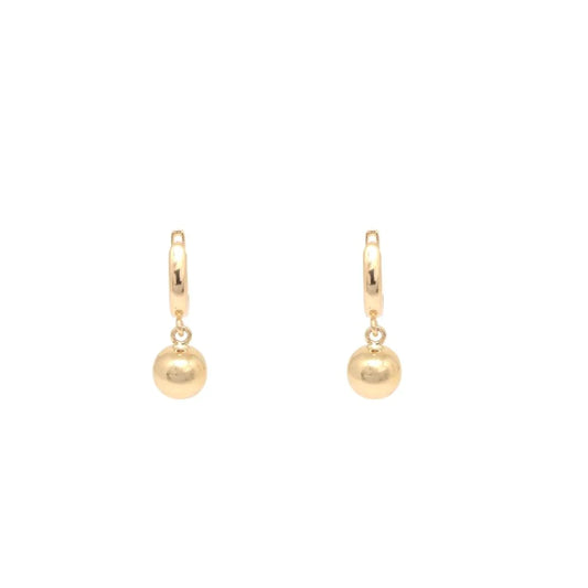 Cercei Aur 14k cu Bile 0.8cm