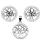 Set Argint Copacul Vietii Pietre Zirconia - Bijuteria Cleopatra
