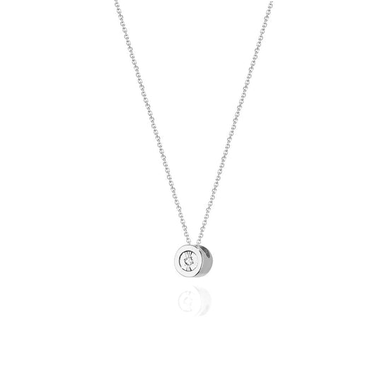 Lant Aur 14k cu Diamant de 0.0145ct - Bijuteria Cleopatra