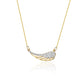 Lant Aur 14k Aripa de Inger cu Diamante 0.13ct