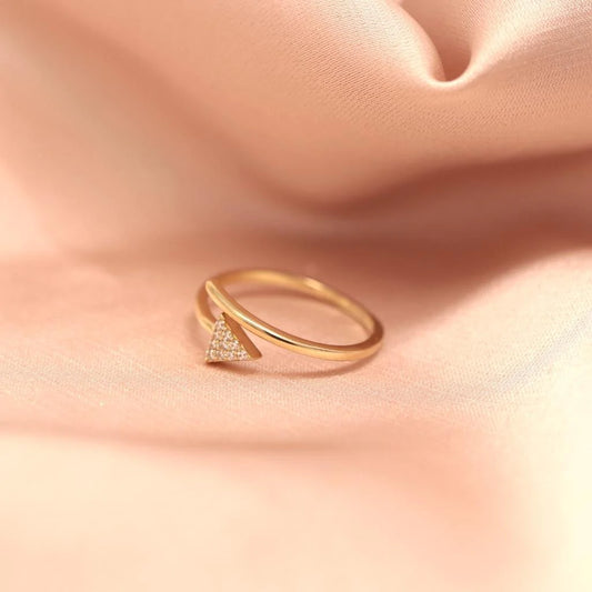 Inel Reglabil Aur 14k Sageata
