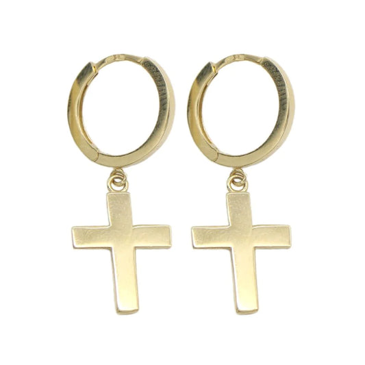 Cercei Veriga Aur 14k Cruci