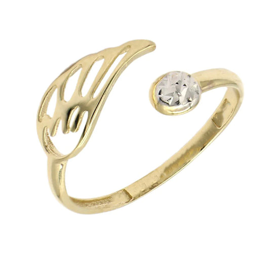 Inel Reglabil Aur 14k Angel Wing
