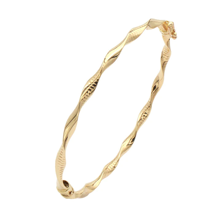 Bratara Bangle Aur 14k Ondulata
