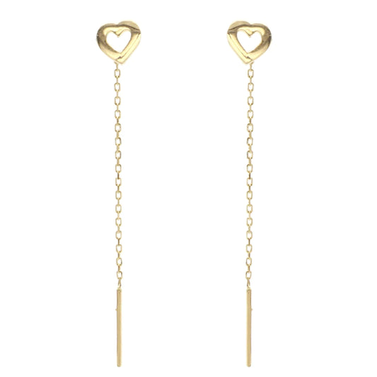 Cercei Fir Aur 14k Inima