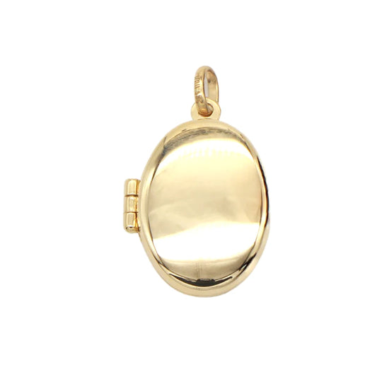 Medalion Aur 14k Caseta Ovala pentru Poze