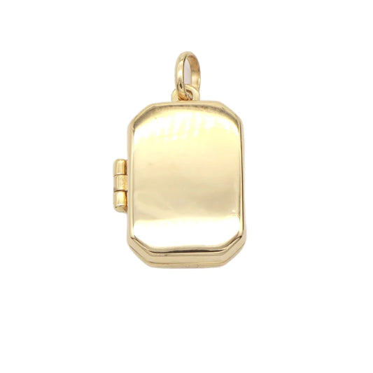 Pandantiv Medalion Aur 14k Caseta Dreptungiulara pentru Poze