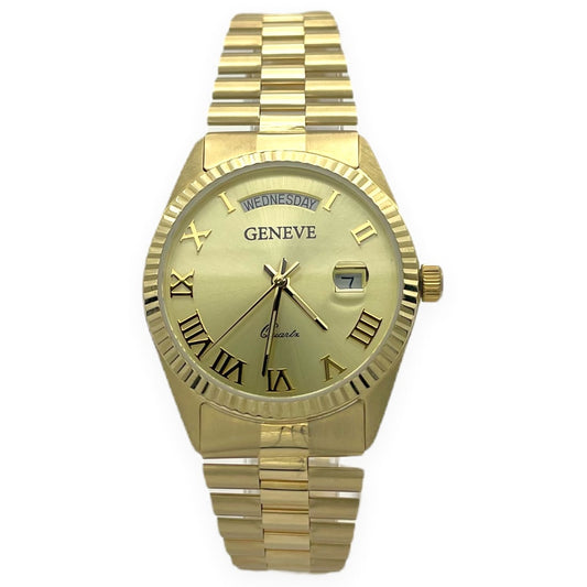 Ceas Aur 14k Geneve Barbati 35mm