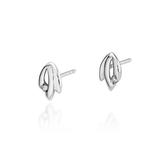 Cercei Aur 14k cu Diamante 0.03ct - Bijuteria Cleopatra