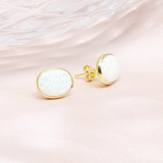 Cercei Aur 14k Opal - Bijuteria Cleopatra