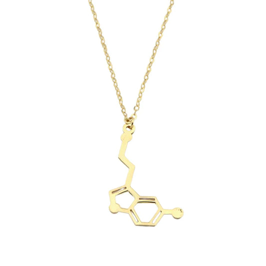 Lant Aur 14k Formula Chimica Serotonina - Fericire