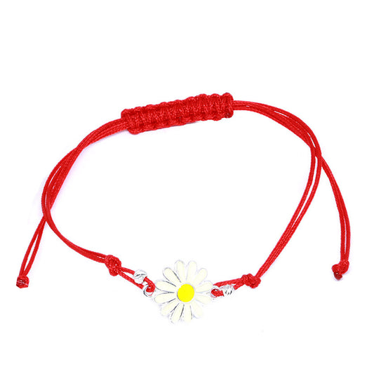 Bratara Argint Snur Rosu Margareta - Bijuteria Cleopatra