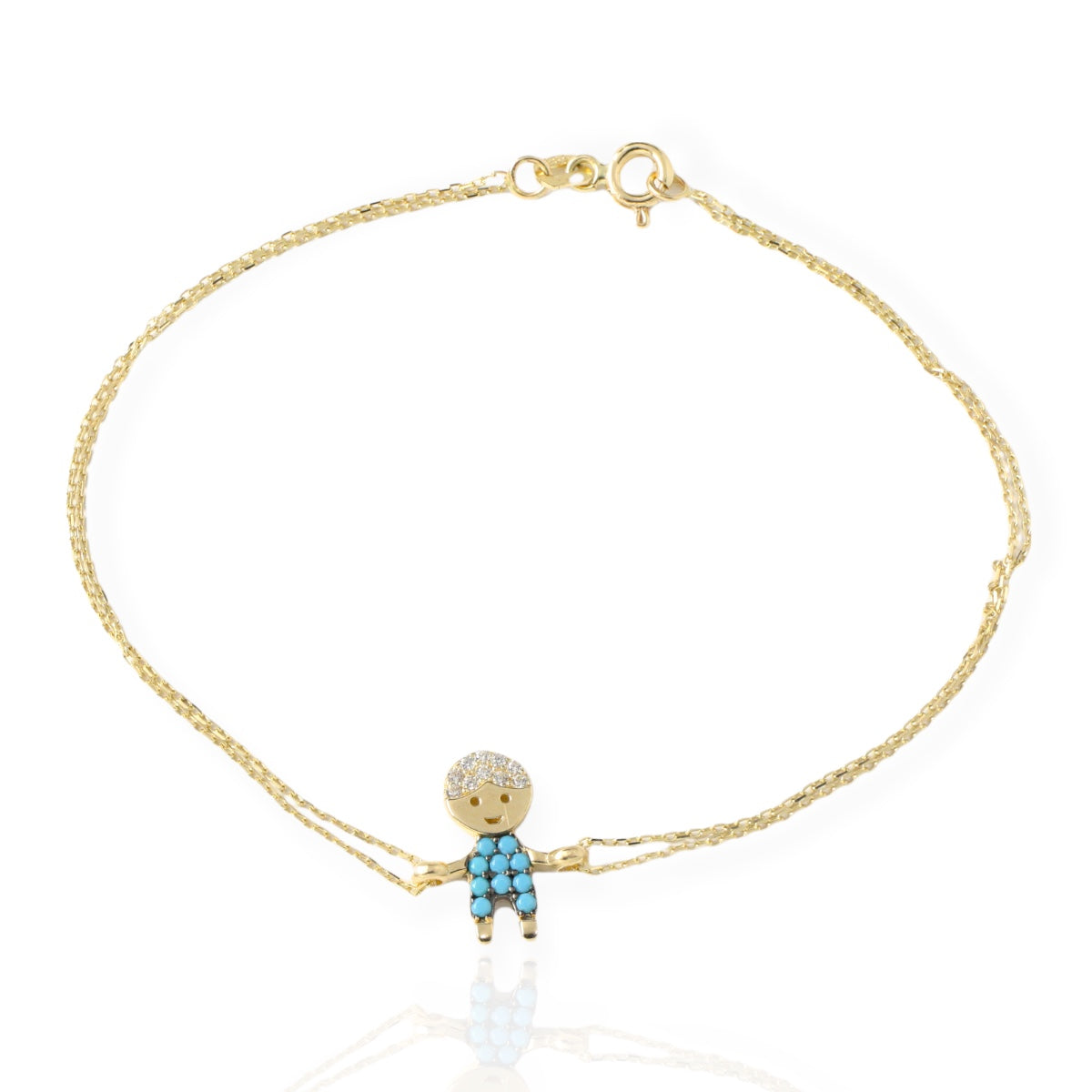 Bratara Aur 14K Baietel - Bijuteria Cleopatra